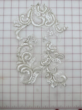 Applique - Gold Corded Lace Ivory One Set of 3 Pieces Left! Dyeable Close-Out